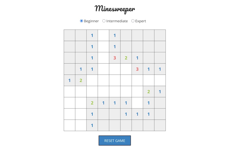 Open Project: Minesweeper